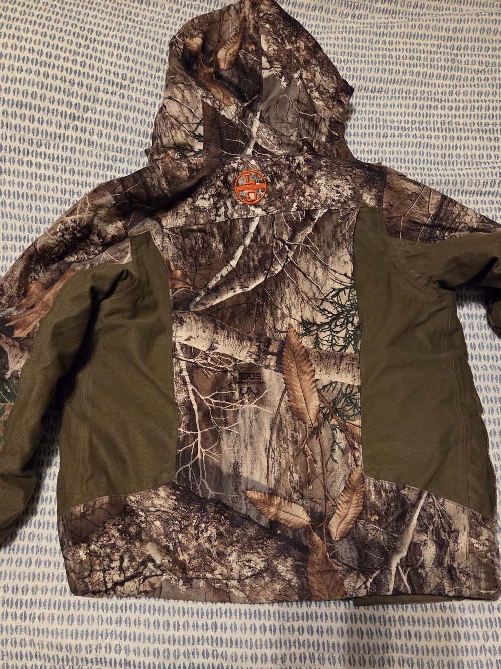 Realtree Camo Kids' Puffer Jacket with Olive Panels